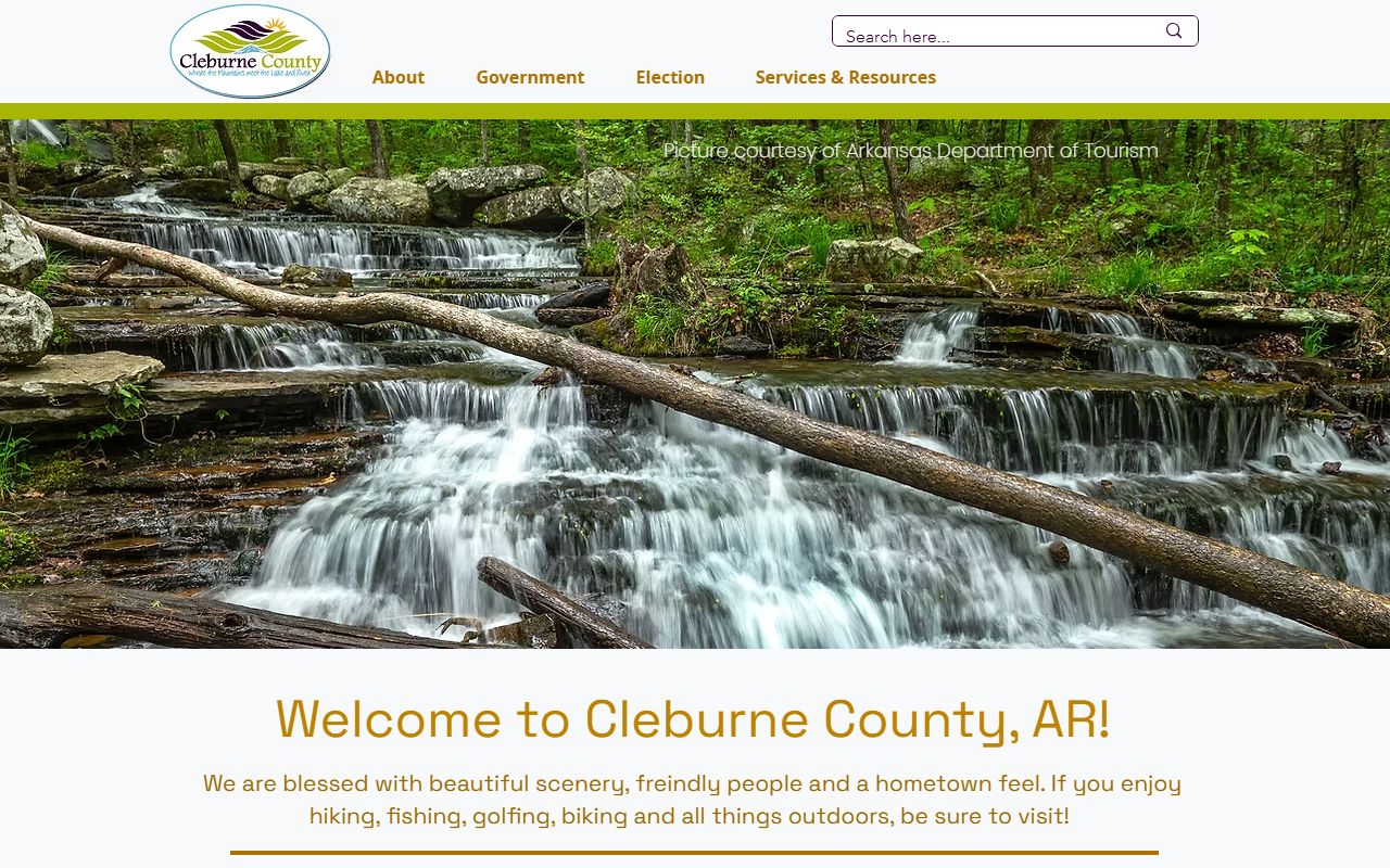 Cleburne County government portal for Cleburne County booking reports