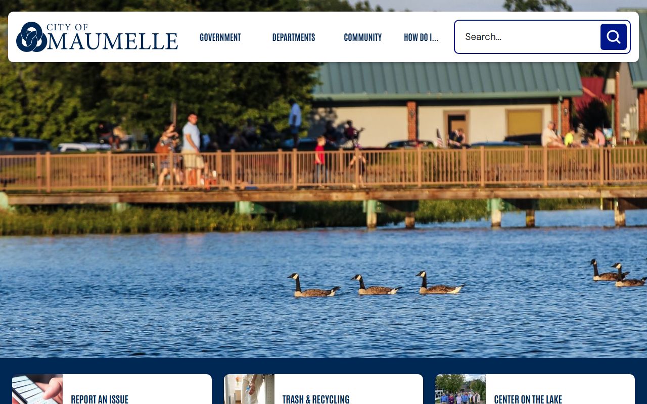 Maumelle government portal for booking reports